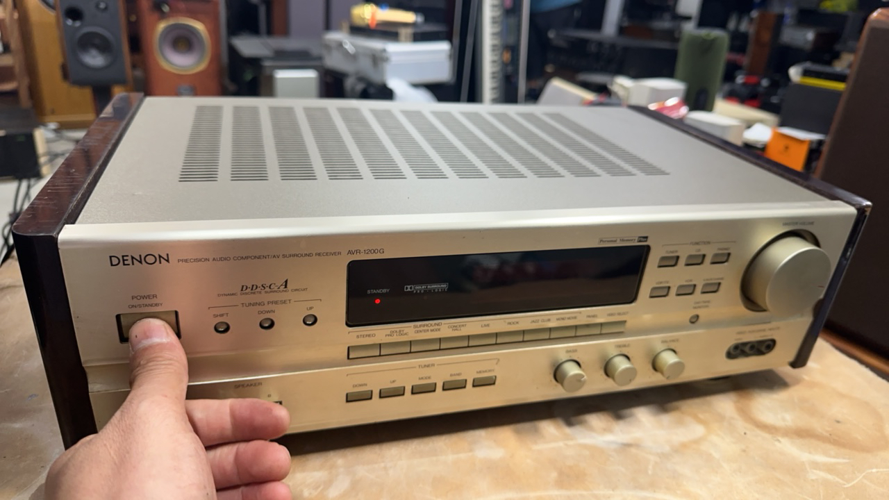 9新 Denon/天龙 1200g功放（不支持7天无理由退货）不开机