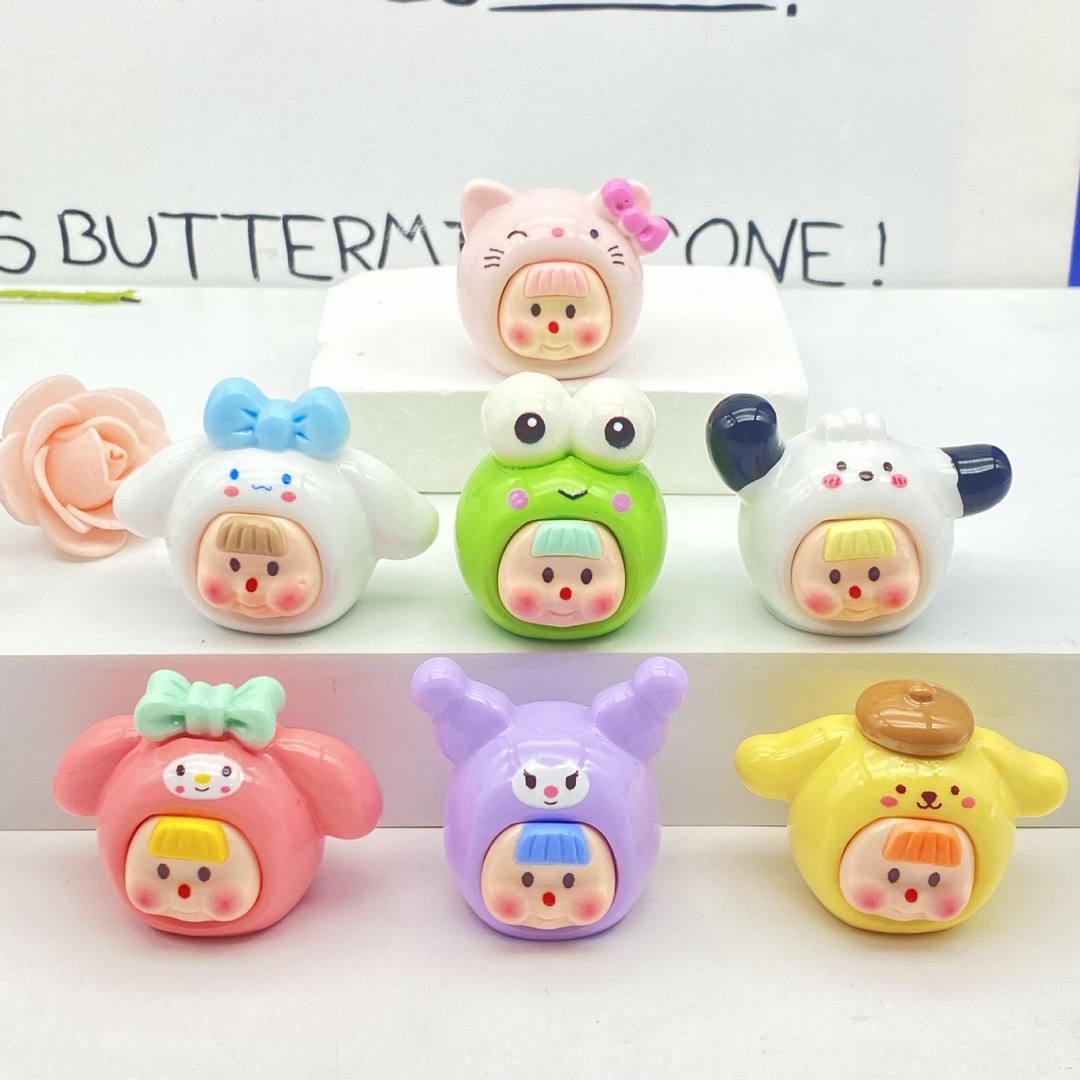 大号可爱三丽鸥多妹 立体diy纯手工树脂饰品车载创意摆件制作生动