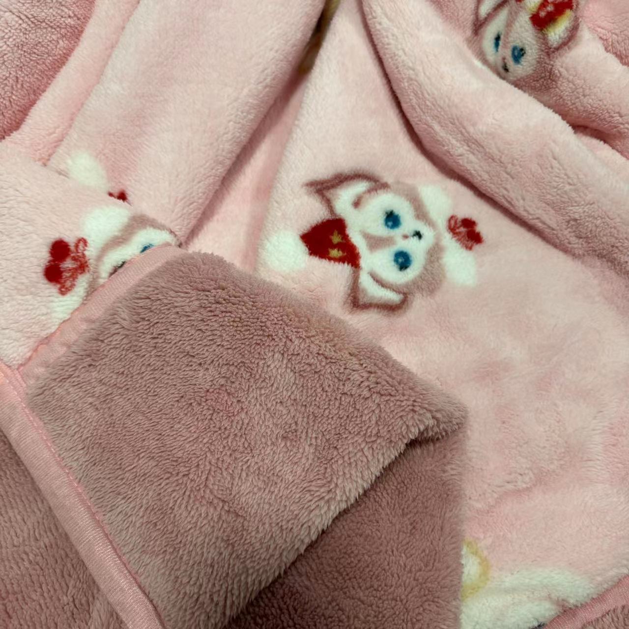 【霜降家纺】温暖家居三层加厚被子午睡舒适机洗贝儿被