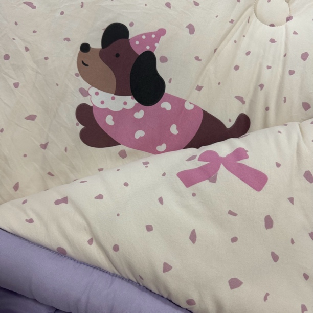 【紫色腊肠狗夏凉被】200*230四季柔软透气夏凉被春秋被