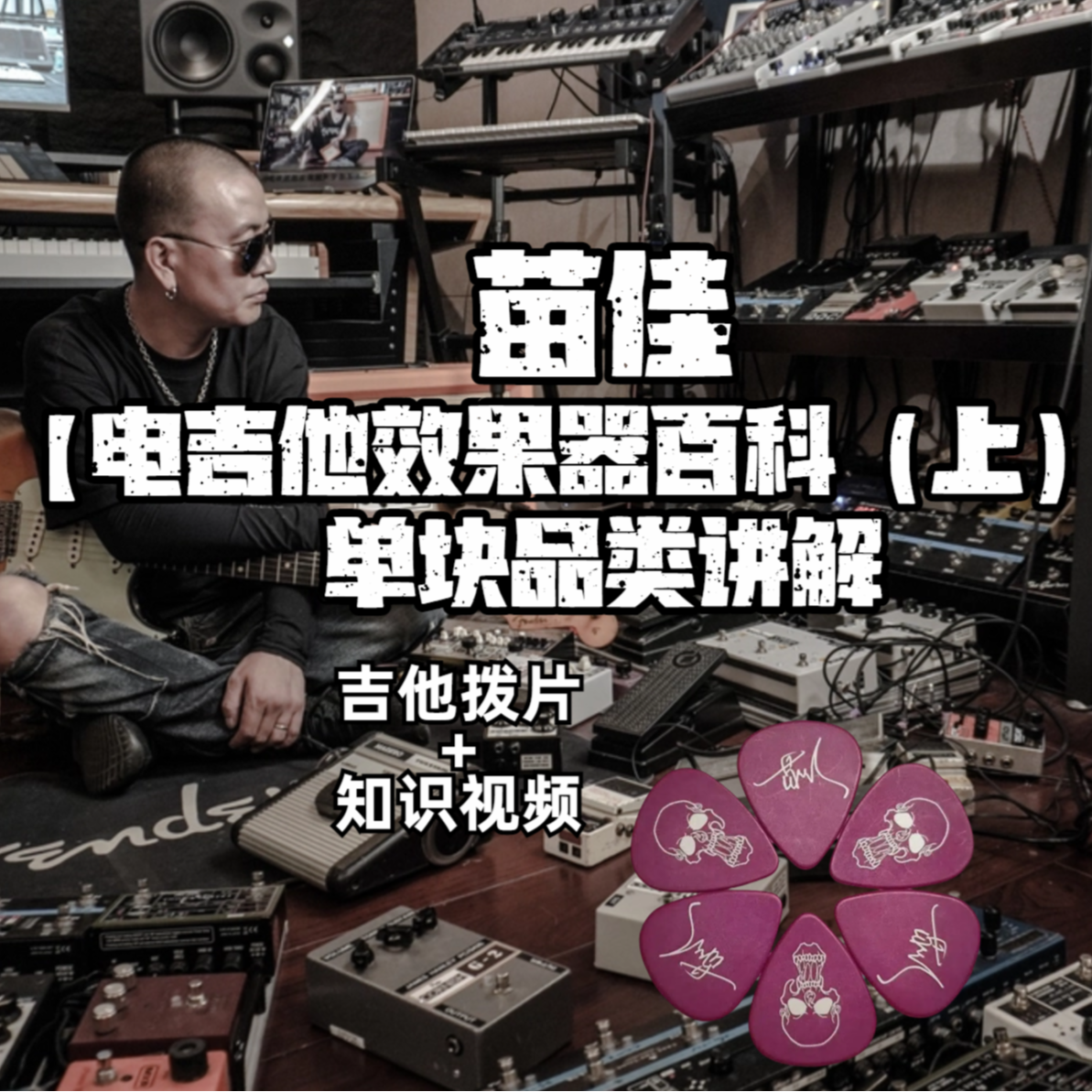 苗佳【电吉他效果器百科 上】单块品类讲解拨片装