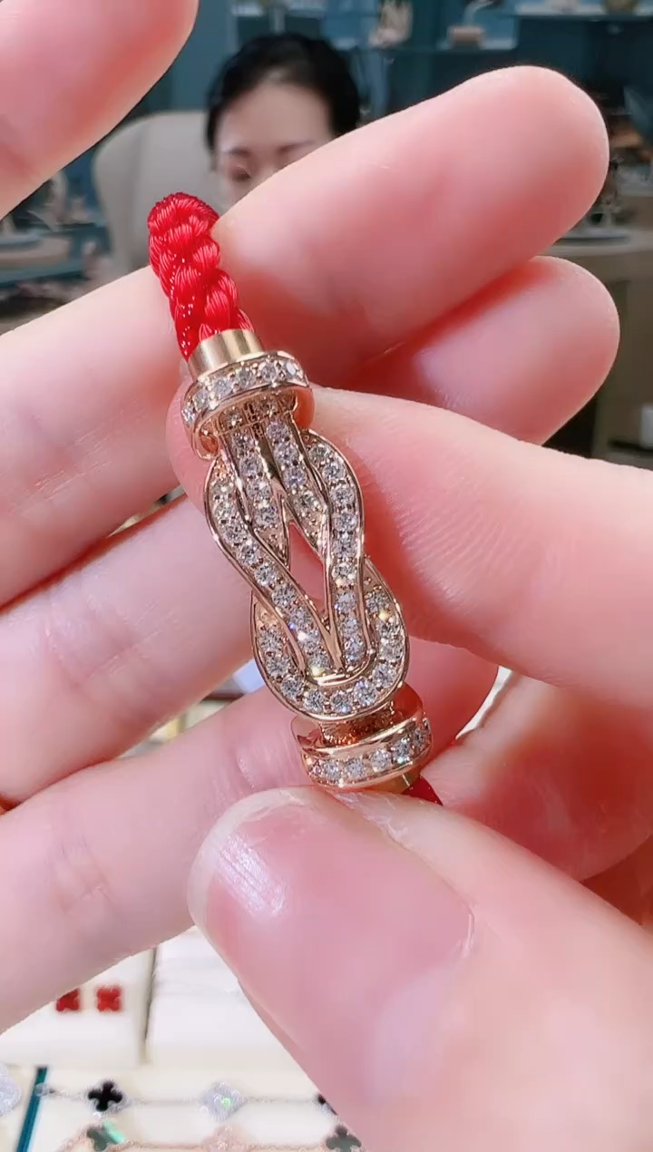【闪购商品】钻石手绳18K金镶嵌18K钻石手绳