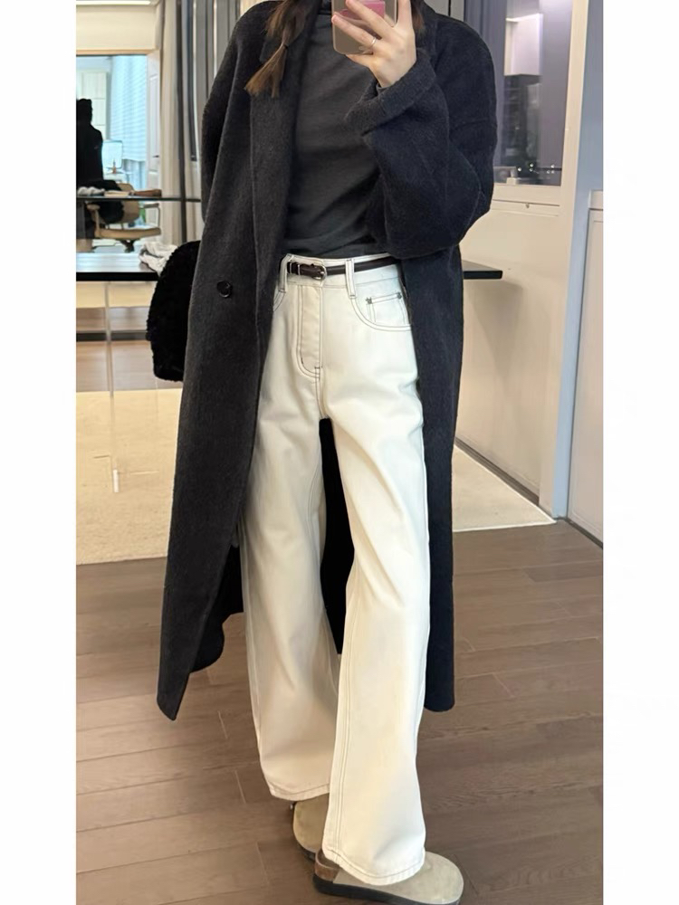 （尾货直播间，默认瑕疵，不包邮）牛仔裤阔腿百搭款