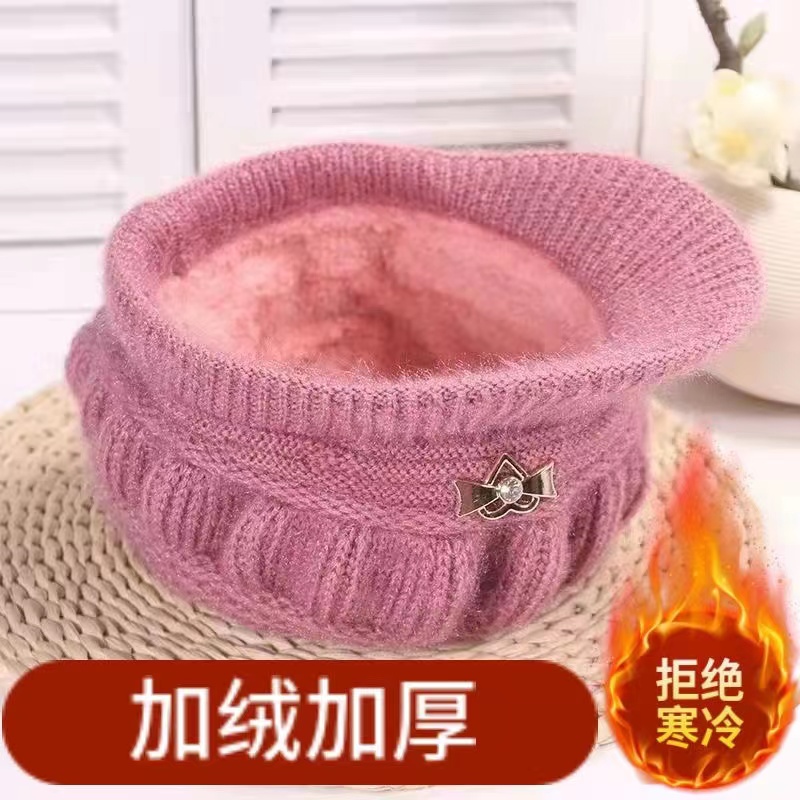 成人女老太太百搭保暖帽子冬季女老年帽妈妈帽加厚出游通用高颜值