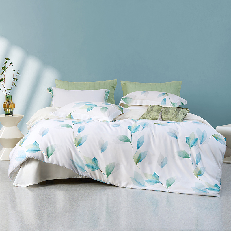 梦洁家纺四件套50支莱赛尔印花套件2025新款凉感床上用品