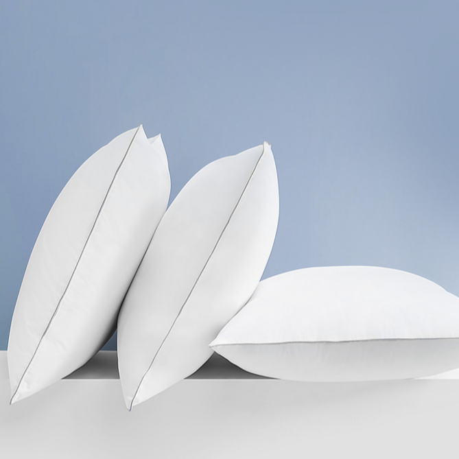 梦洁梦洁家纺枕头护颈枕纯棉低中高枕芯抗菌防螨学生家用枕头芯