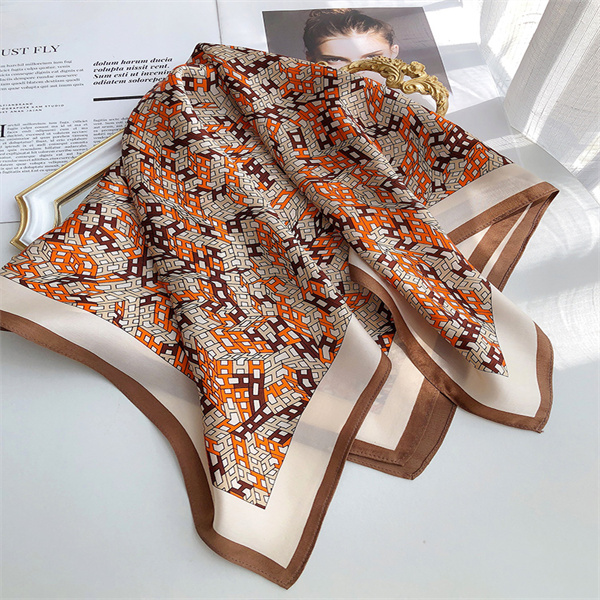 钱塘故事 迷你小H 14姆米方巾 70*70CM