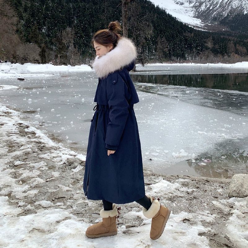 商场撤柜反季清仓处理派克羽绒服女中长款冬季外套2023新款上档次