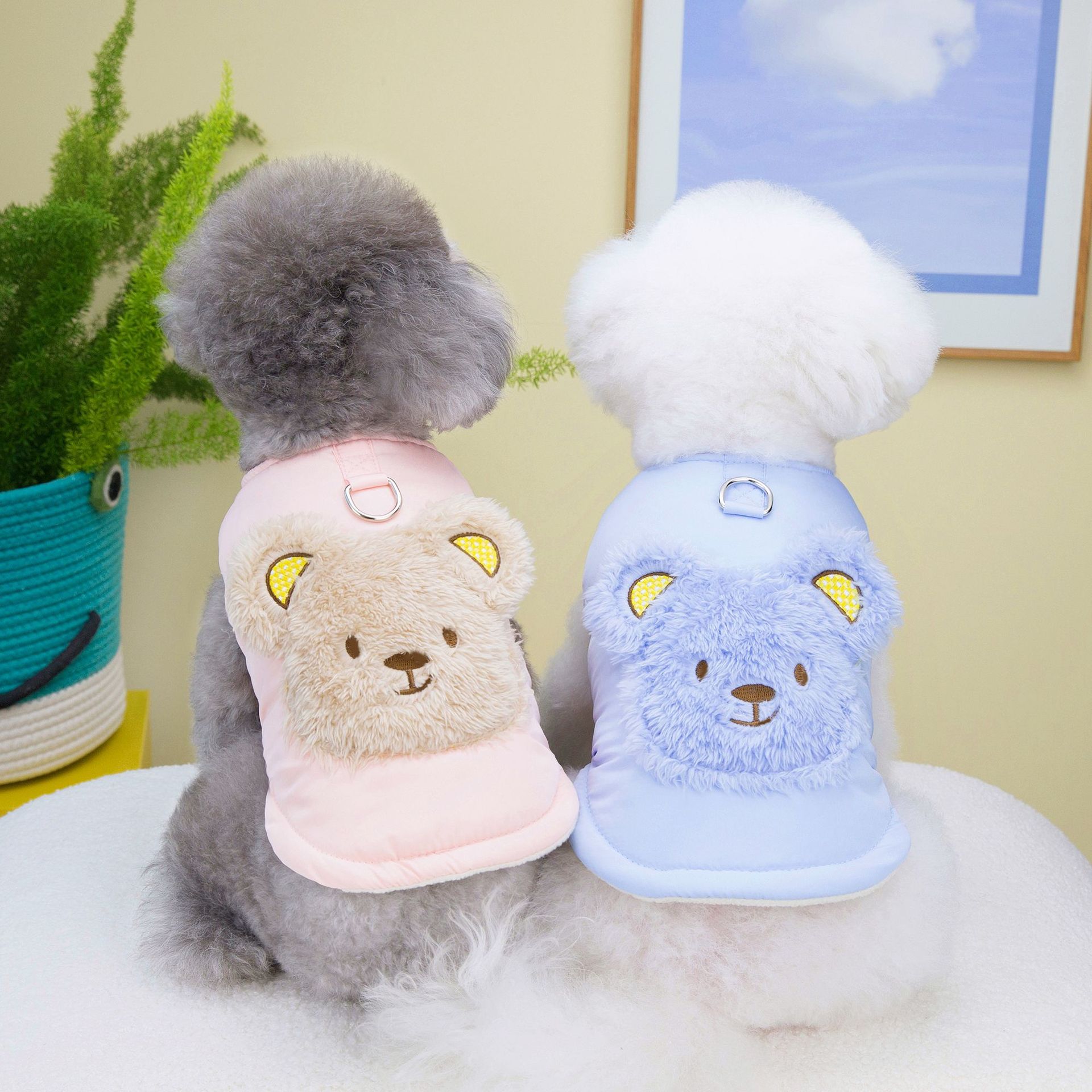 狗狗衣服秋冬装新款宠物服装泰迪猫咪宠物衣服冬季23立体熊棉衣
