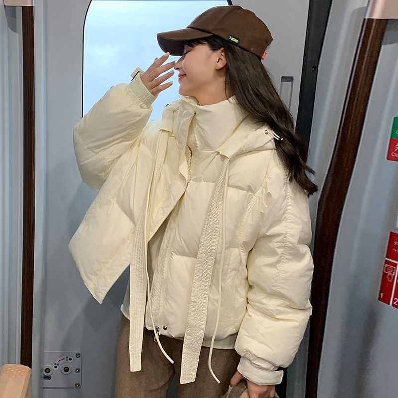 波司澄2023新款羽绒棉服女短款ins爆款小个子韩版学生冬季加厚棉