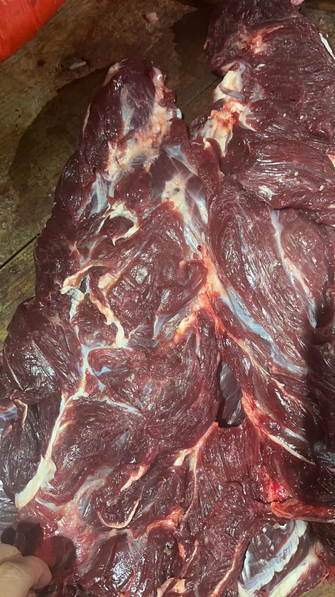 草饲黄牛《脖仁梅花肉牛肉》4斤起包邮