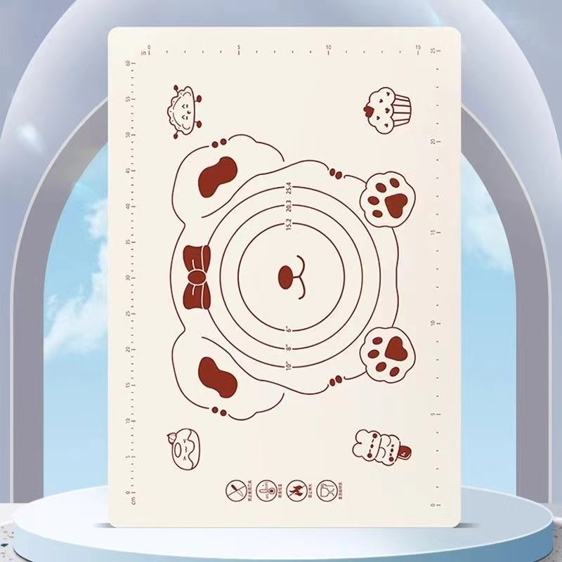 S913泇50*40cm硅胶和面垫1张丨利普kio 骑行袜