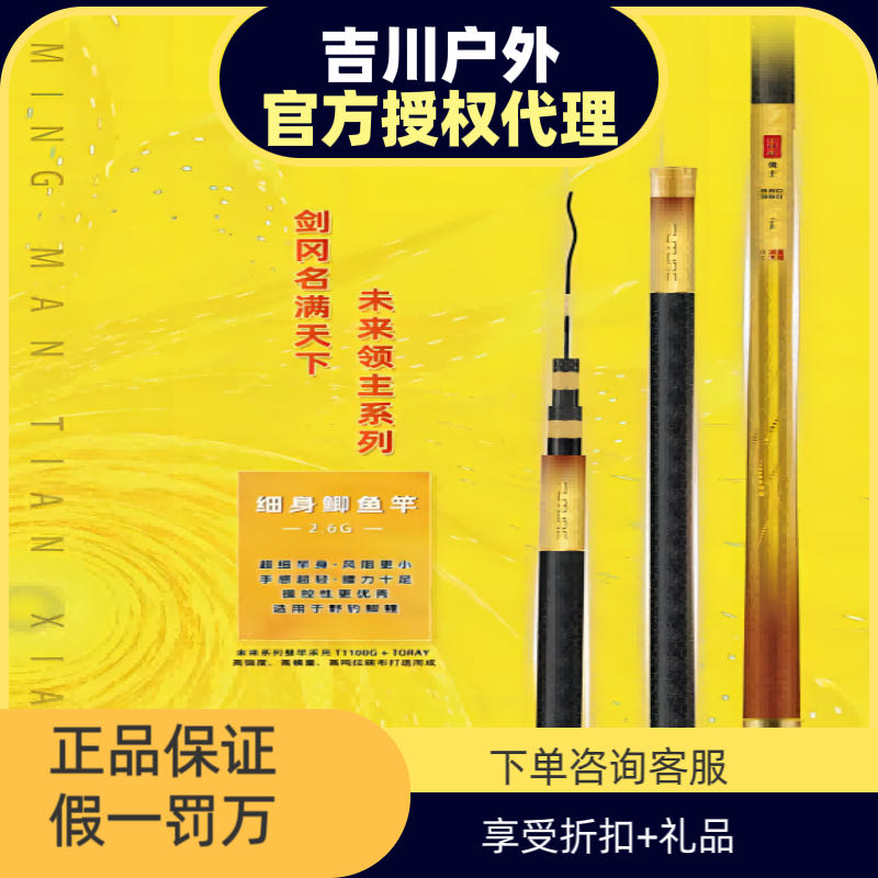 剑冈名满天下未来领主2.6g4.6g鱼竿