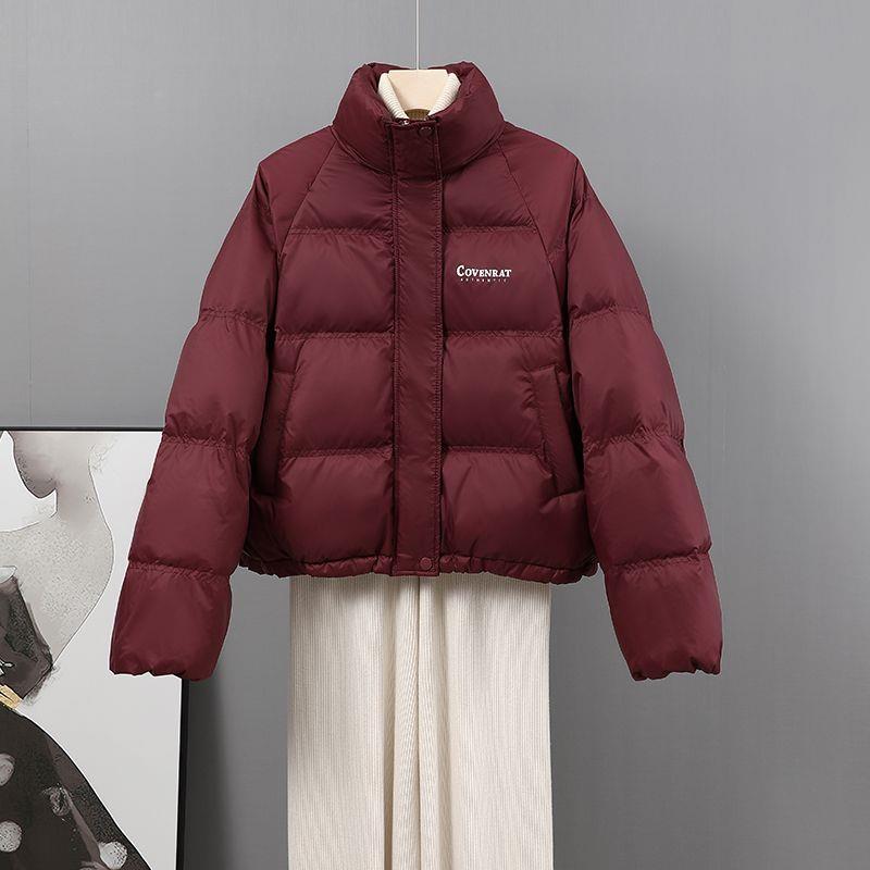 波司登今年爆款2023新款韩版宽松嘉兴平湖羽绒服女立领加厚保暖冬