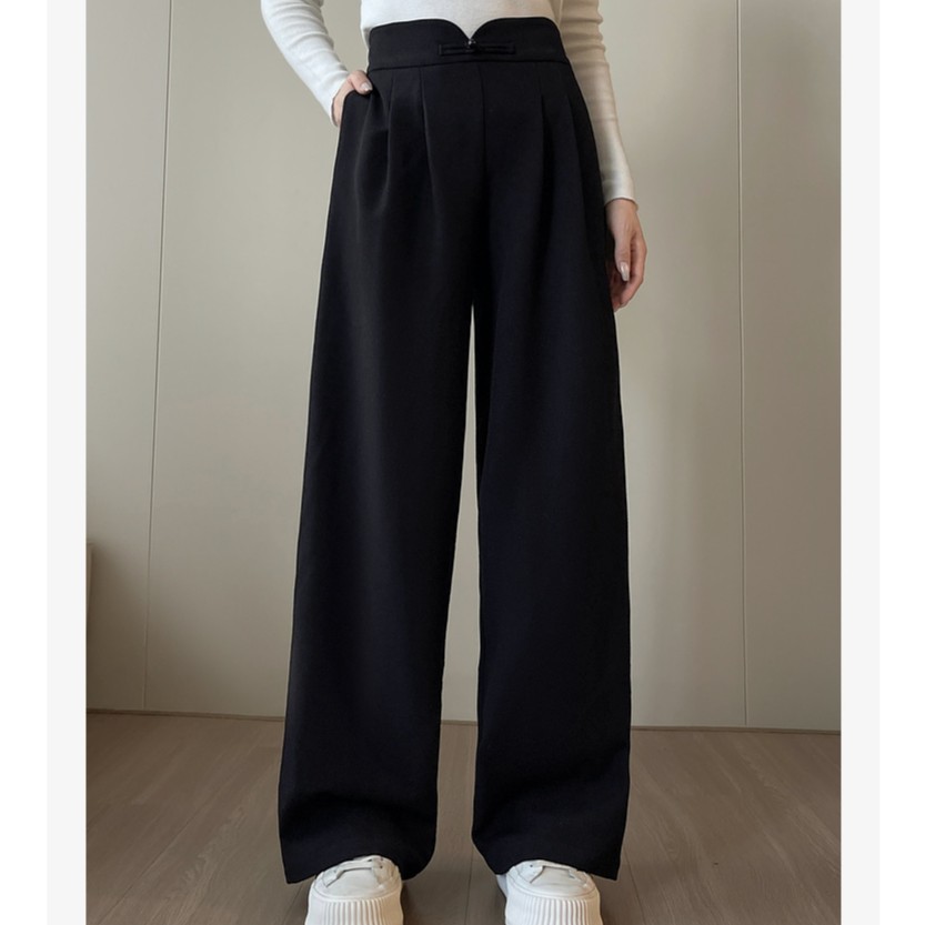 陈大猪【盘锦】秋冬高腰国风直筒裤宽松舒适-DMD360159