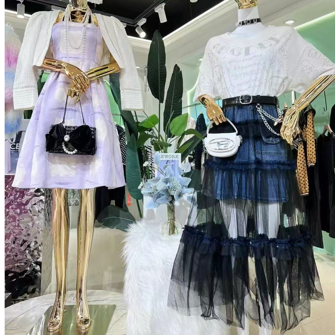 时尚百搭连衣裙潮流韩版秋季休闲连衣裙子设计师-5