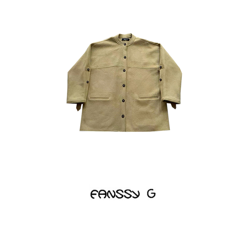 EANSSY G馥罹秋冬羊毛圆领中长款时尚毛呢大衣NA2310A020