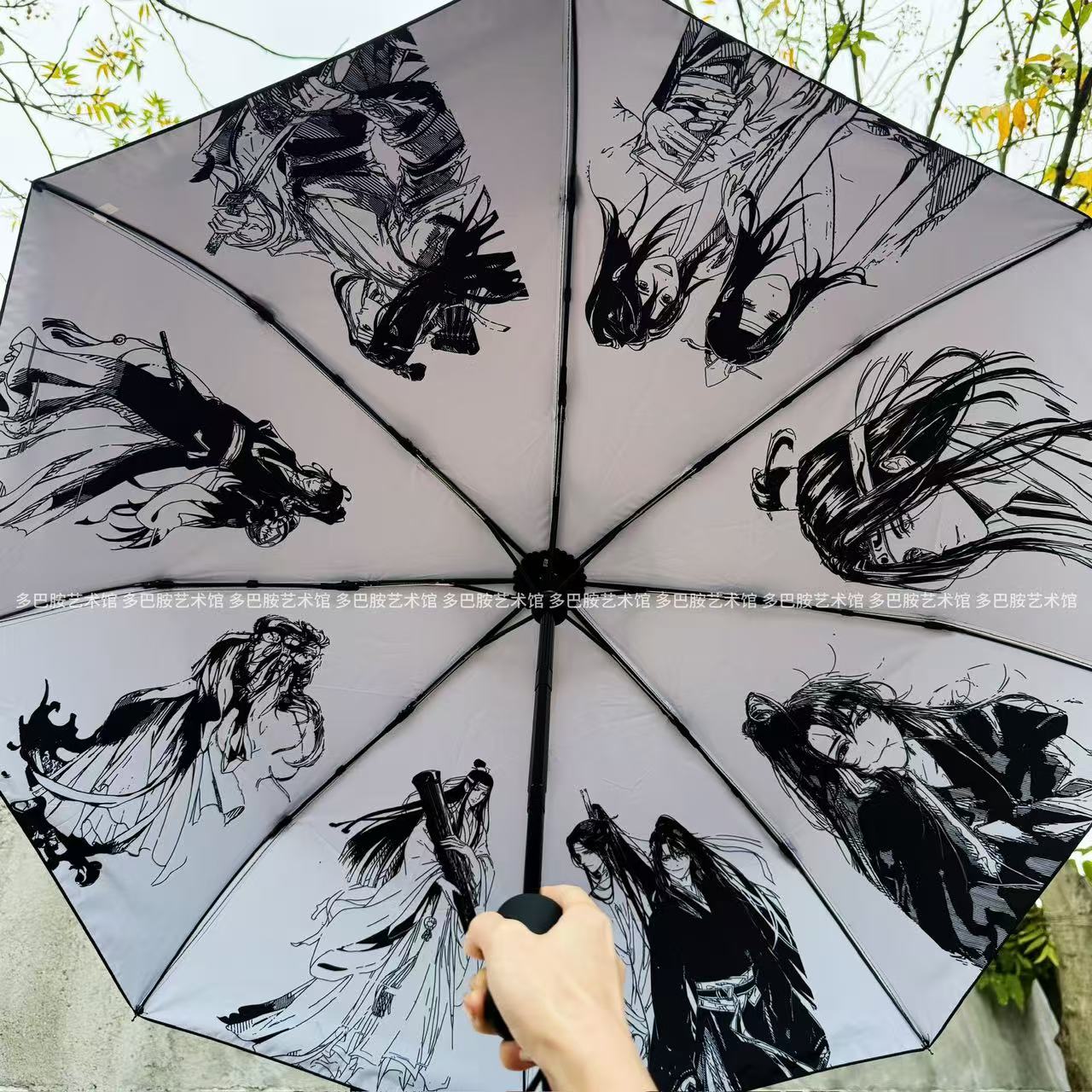 魔道祖师周边晴雨伞魏无羡忘机痛伞自动防紫外线雨伞生日礼物