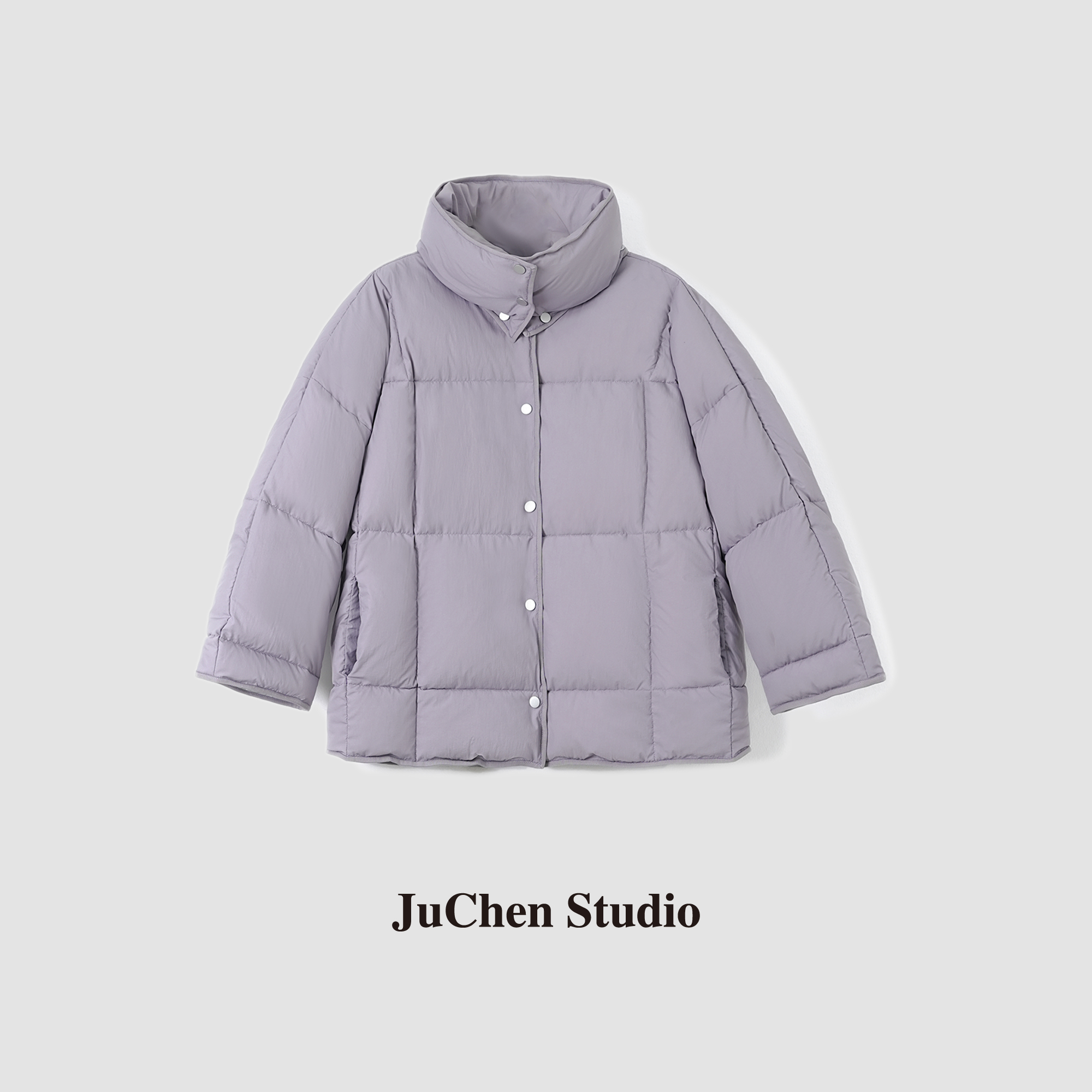 清新香芋 可拆卸立领面包感匈牙利90s鹅绒服外套 DW2308040