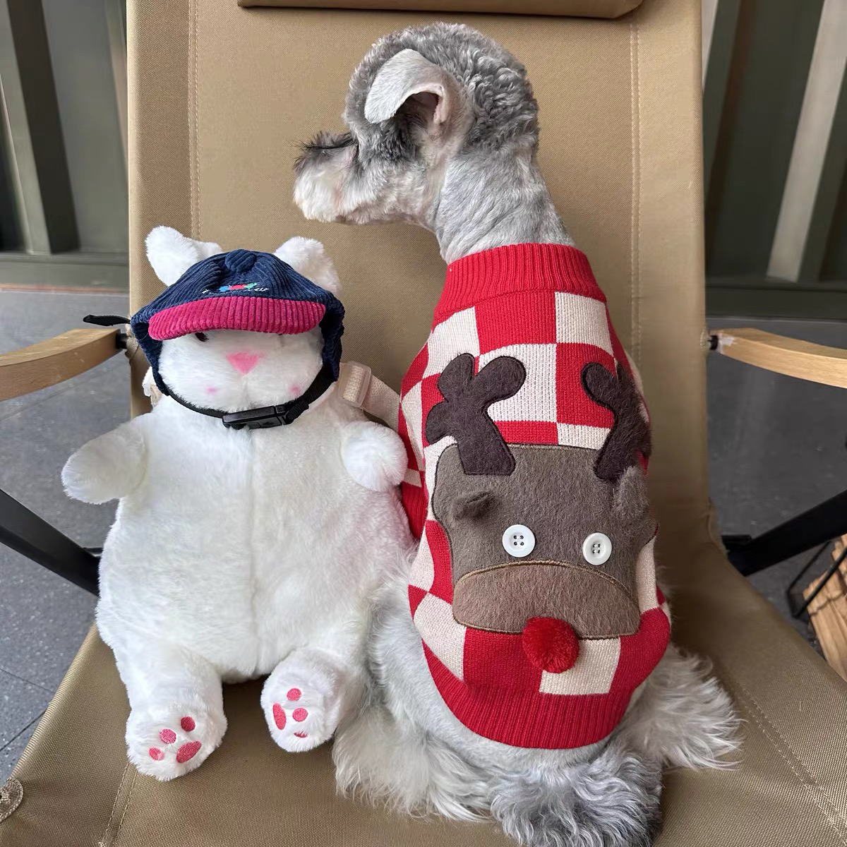 狗狗衣服秋冬保暖加厚雪纳瑞比熊泰迪柴犬西高地宠物毛衣
