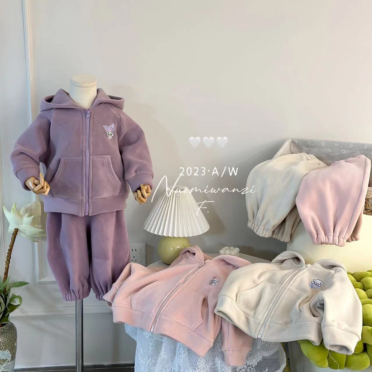 丸子十儿童韩系女童库洛米套装（秋款） WZJ（QZ）-0257- 糯米丸子
