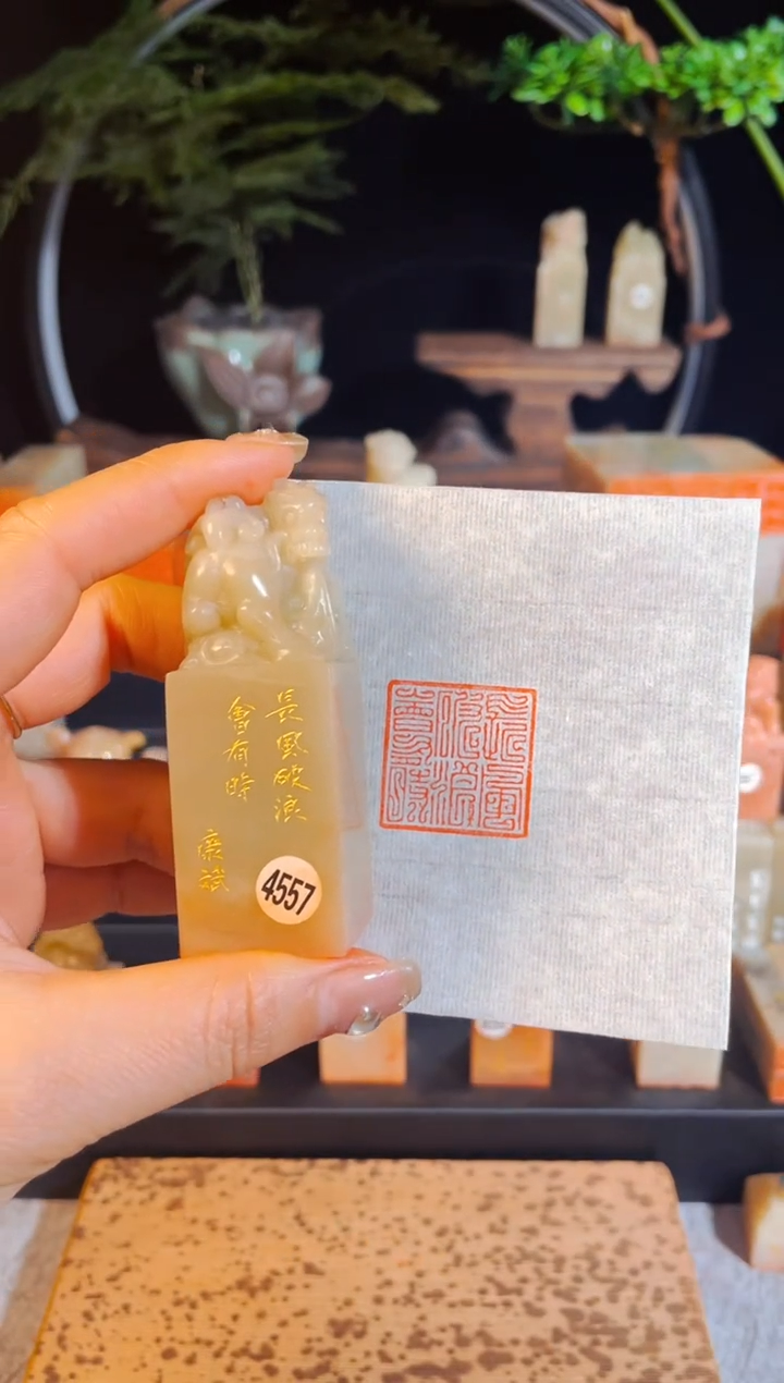 【闪购商品】书法手工篆刻《长风破浪会有时》