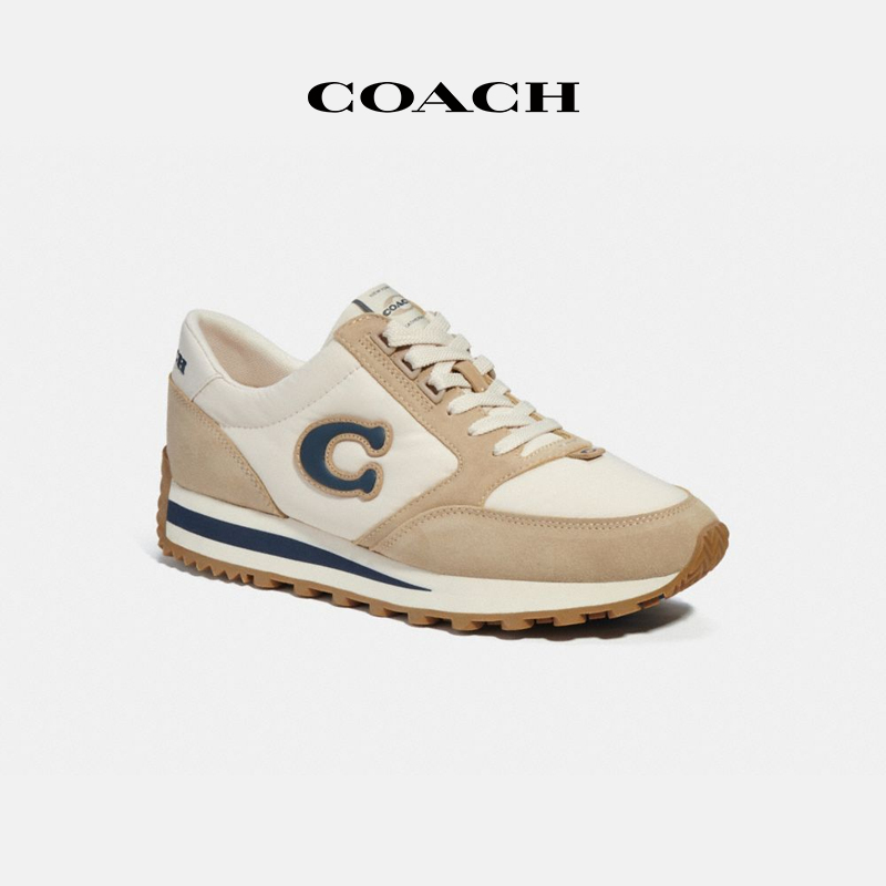 【精选联盟】COACH/蔻驰 女士时尚百搭经典系带跑步运动鞋