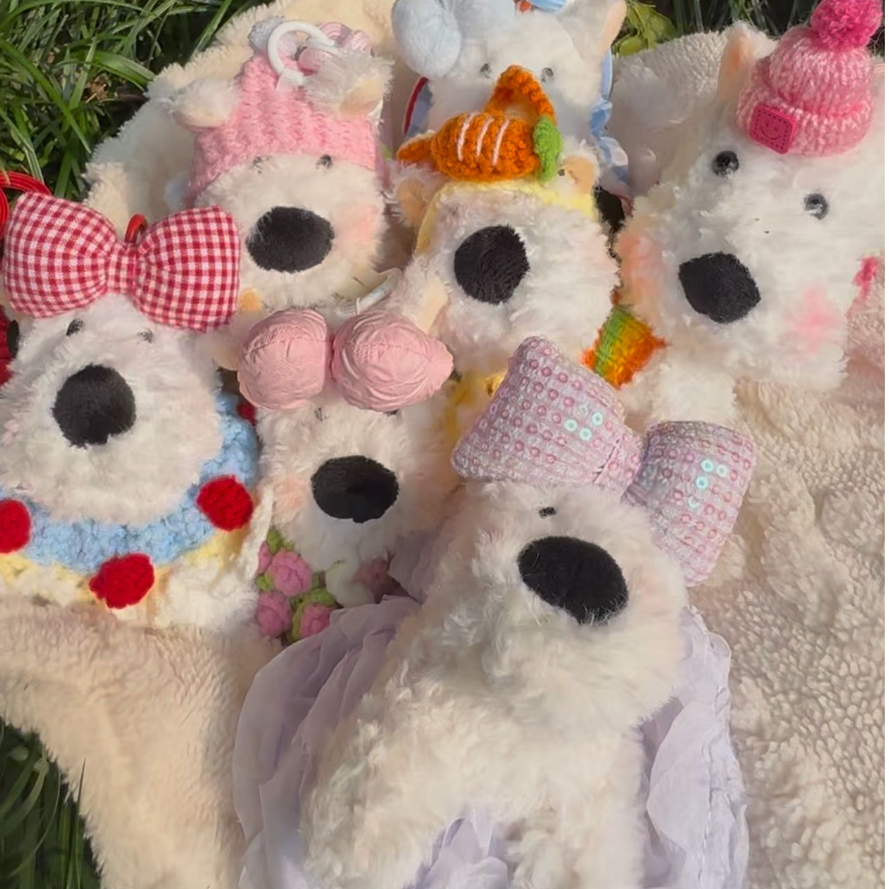 【新手体验拆】西高地玩偶 拍一拆一 可爱挂件