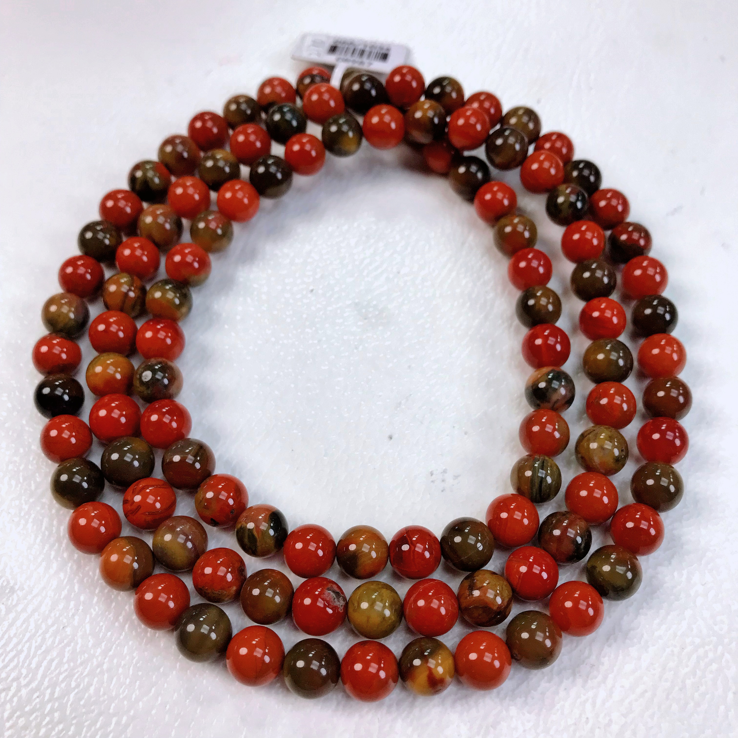 【小雪】南红大山包包浆典藏级精美多圈8mm