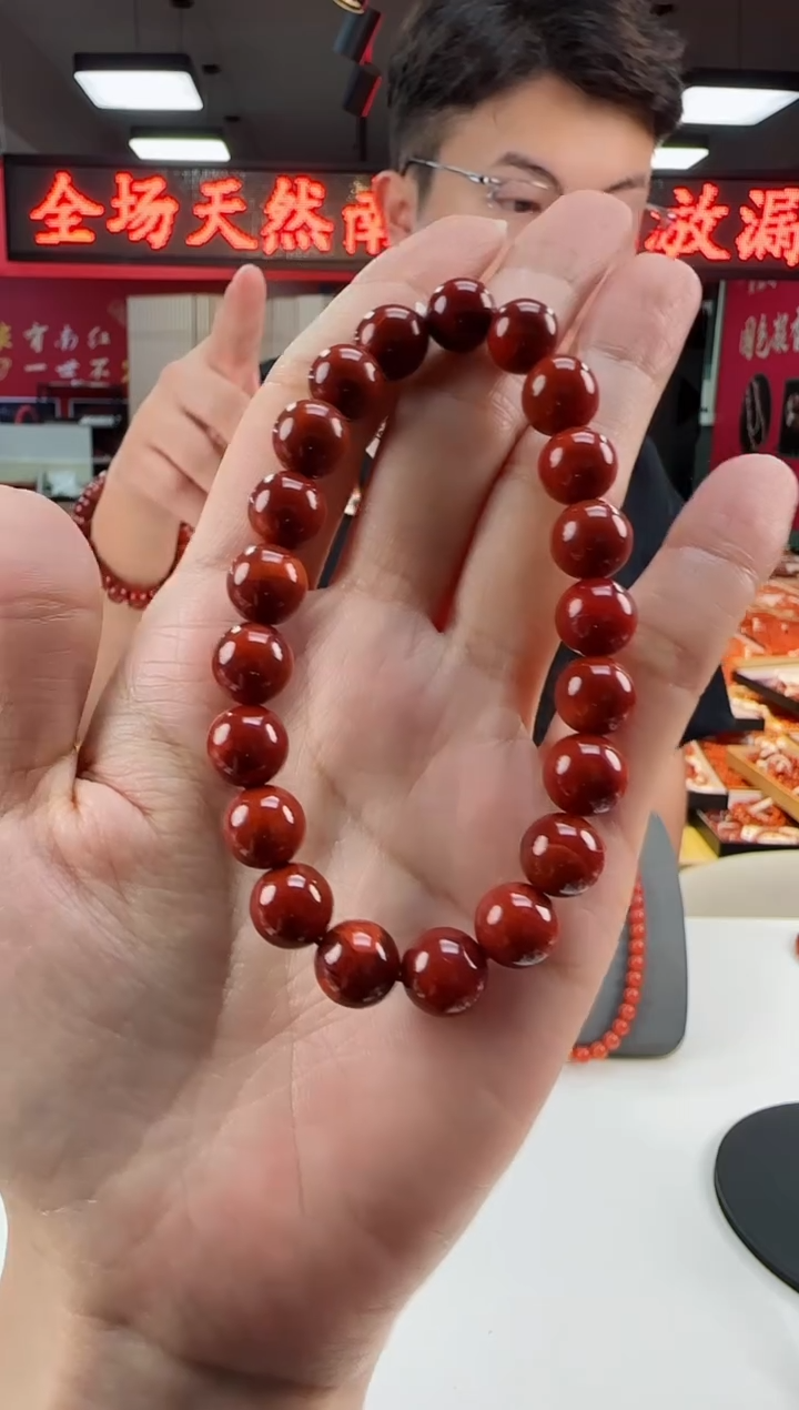 【闪购商品】南红玛瑙瓦西手串9+未镶嵌一个/条