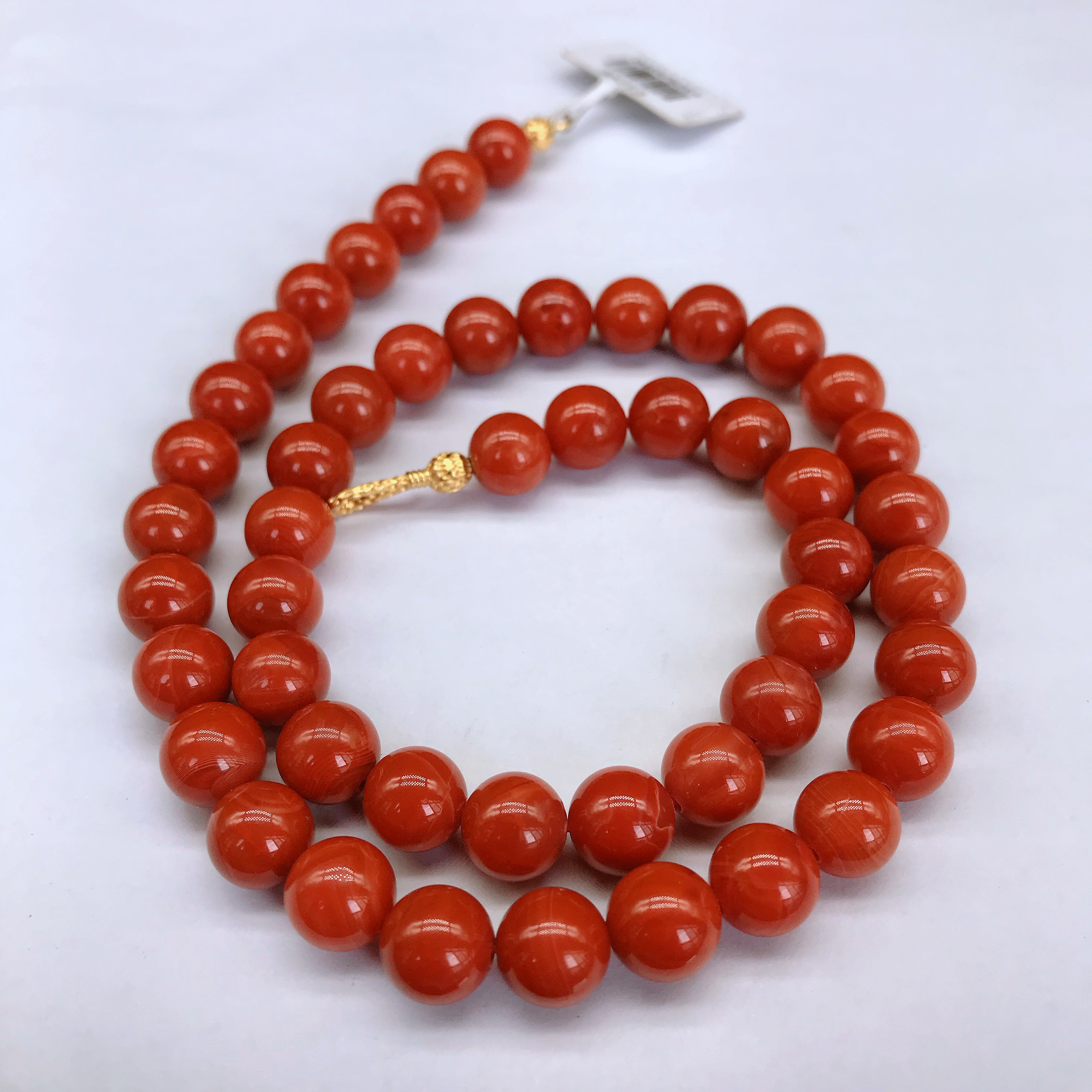 【小雪】南红瓦西高品满色满肉女款时尚女神链9mm