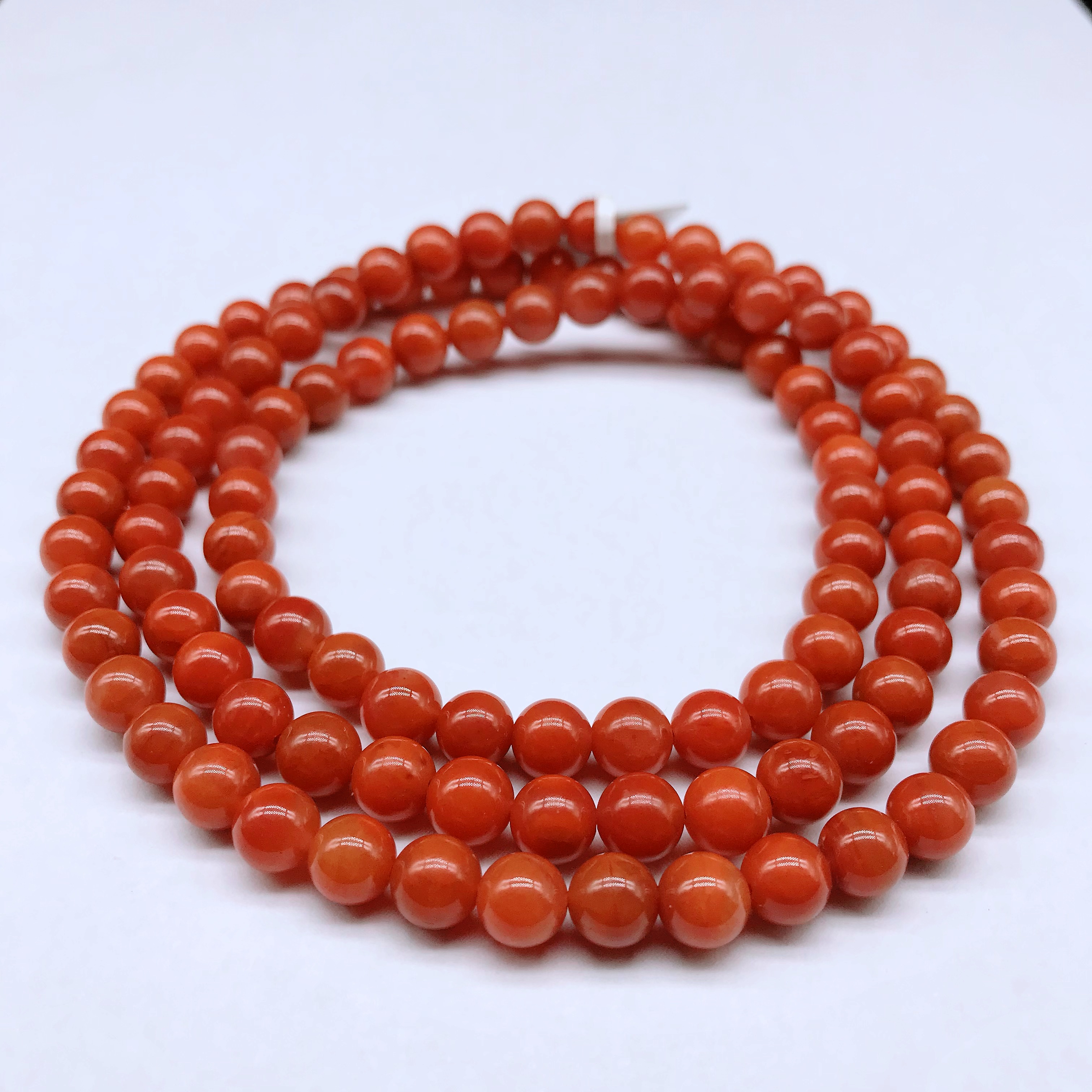 【小雪】南红瓦西精美百搭多圈长链 7mm（一条）