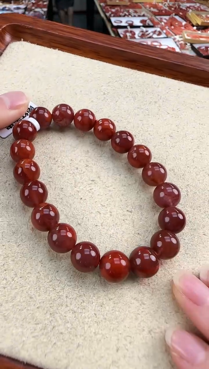 【闪购商品】南红玛瑙瓦西手串10+未镶嵌一个/条