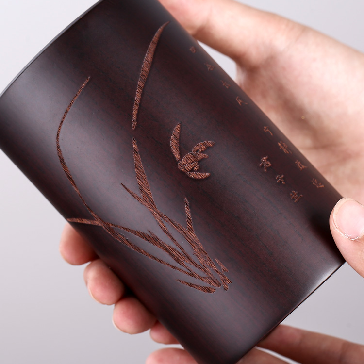 实木笔筒中国风复古刻字木质笔筒桶桌面摆件收纳盒筷子筒商务礼品