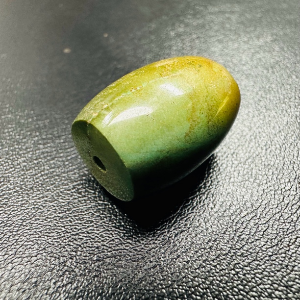 玩艺工匠天然湖北原矿高瓷绿松石半成品6.9g孤品一件（商城）
