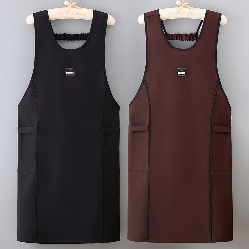 防油防水耐磨防污易清洗均码围裙家用耐脏罩衣工作服