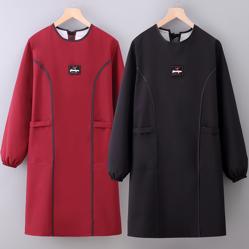 围裙围裙厨房上班专用长袖围裙罩衣爆款2024年款围裙围裙厨房专用