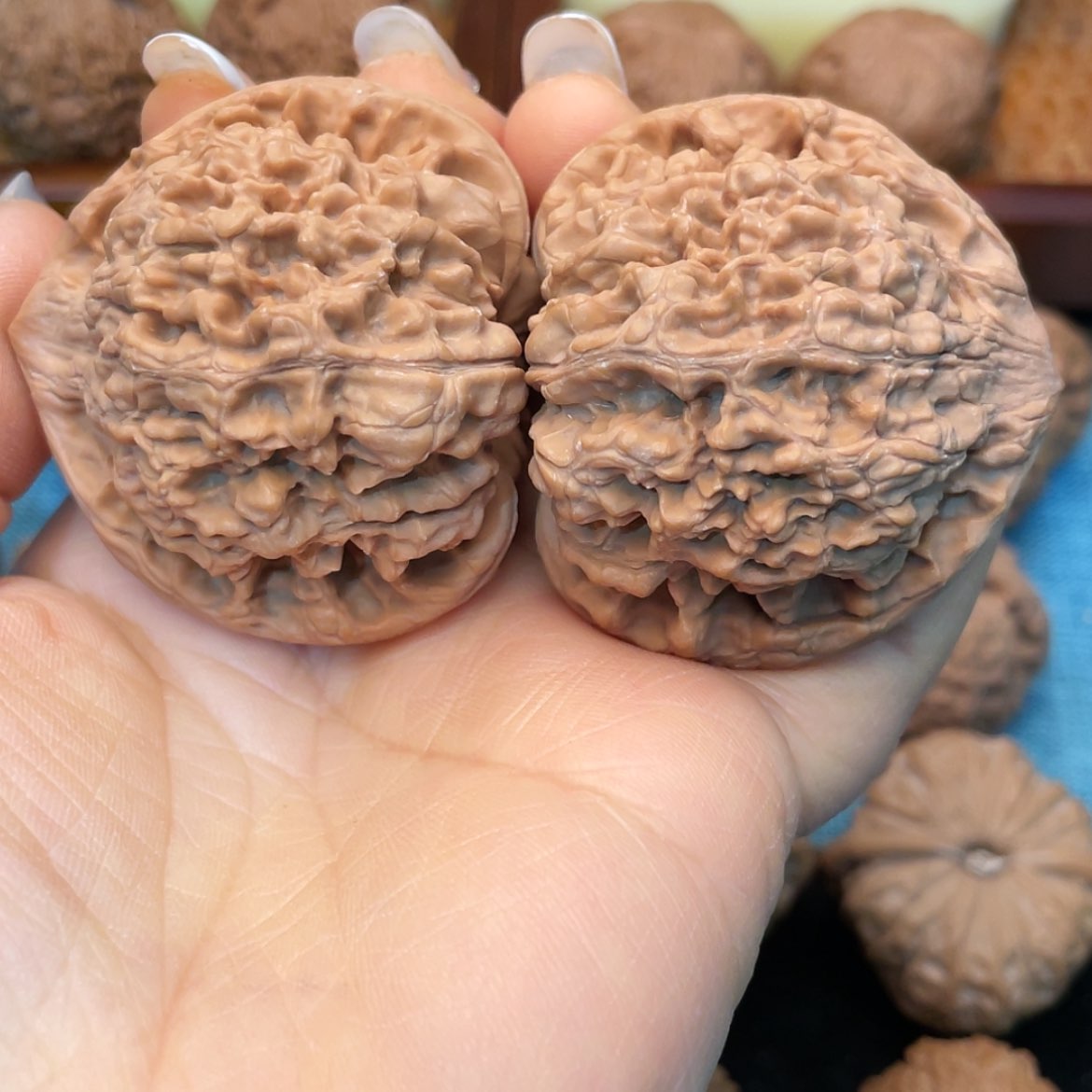 【闪购商品】文玩核桃把件50官帽