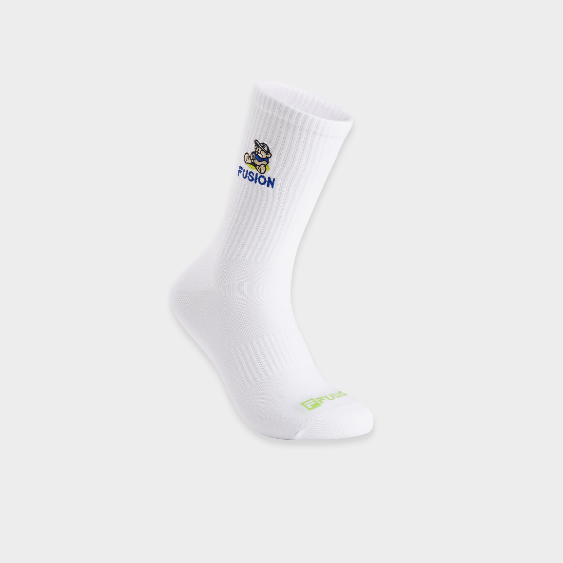 FILA/斐乐潮牌夏季新品男女同款袜子休闲运动中腰袜T13U433315F