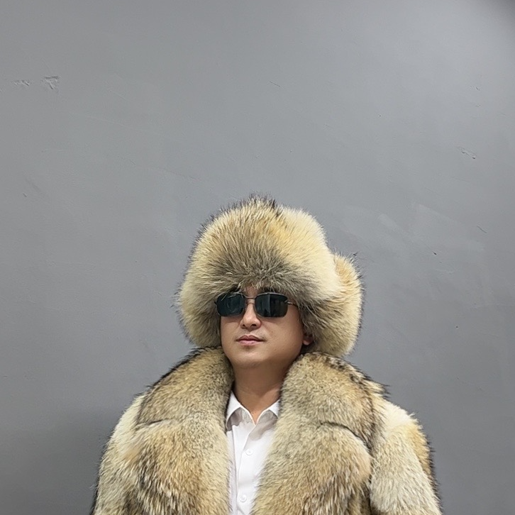 整皮真毛雷锋帽男