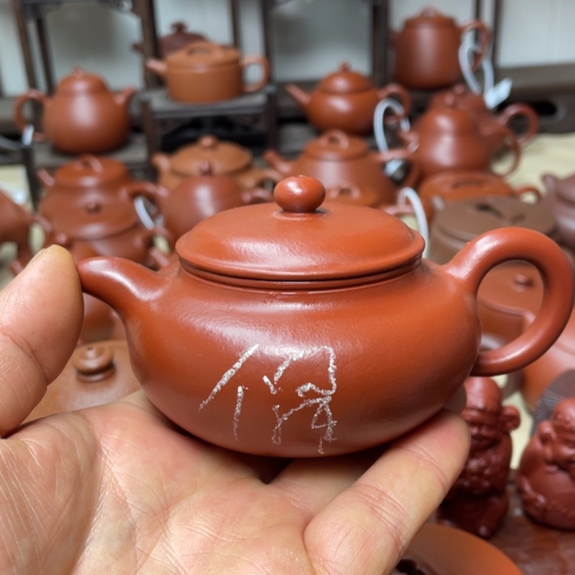 【闪购商品】紫砂茶壶偶*勒