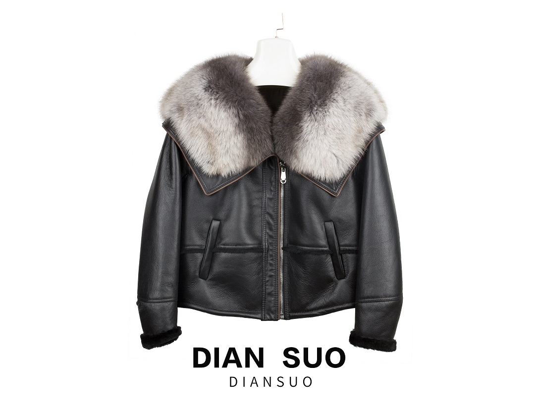 「点索DIANSUO」2024冬季新款天然皮毛一体经典百搭女士外套-2657