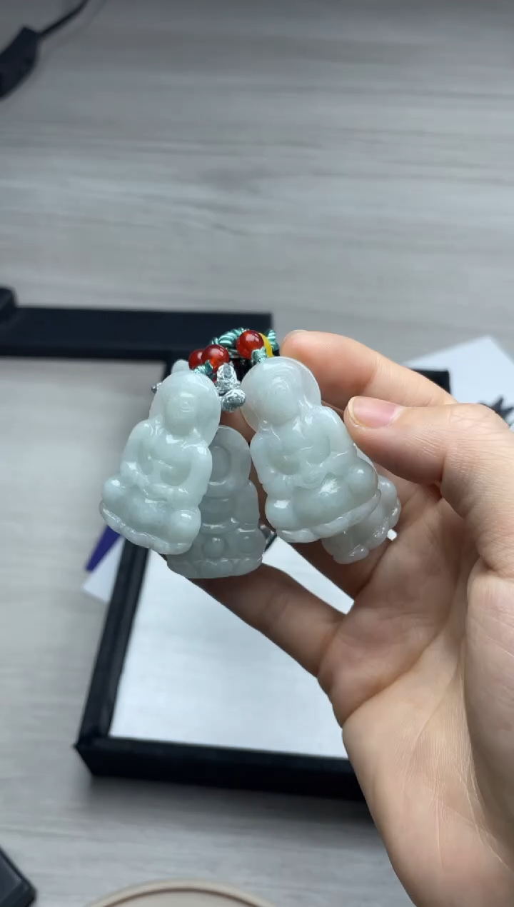 【闪购商品】翡翠挂件未镶嵌翡翠观音多样性发一件