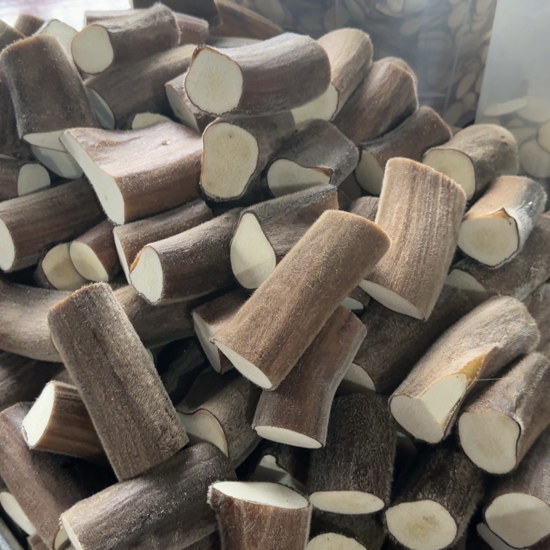 中段梅花鹿干鹿茸粉段头茬二杠茸中段泡酒吉林鹿场直发磨鹿茸