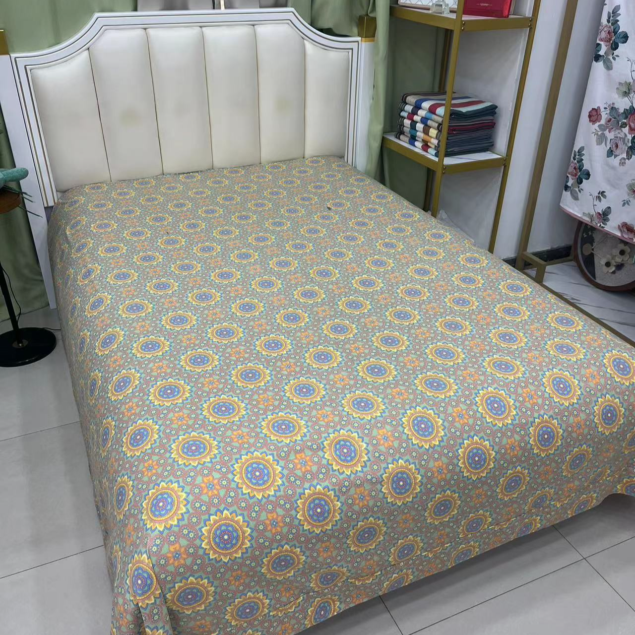 春夏款亲肤棉床单（金玉满堂）