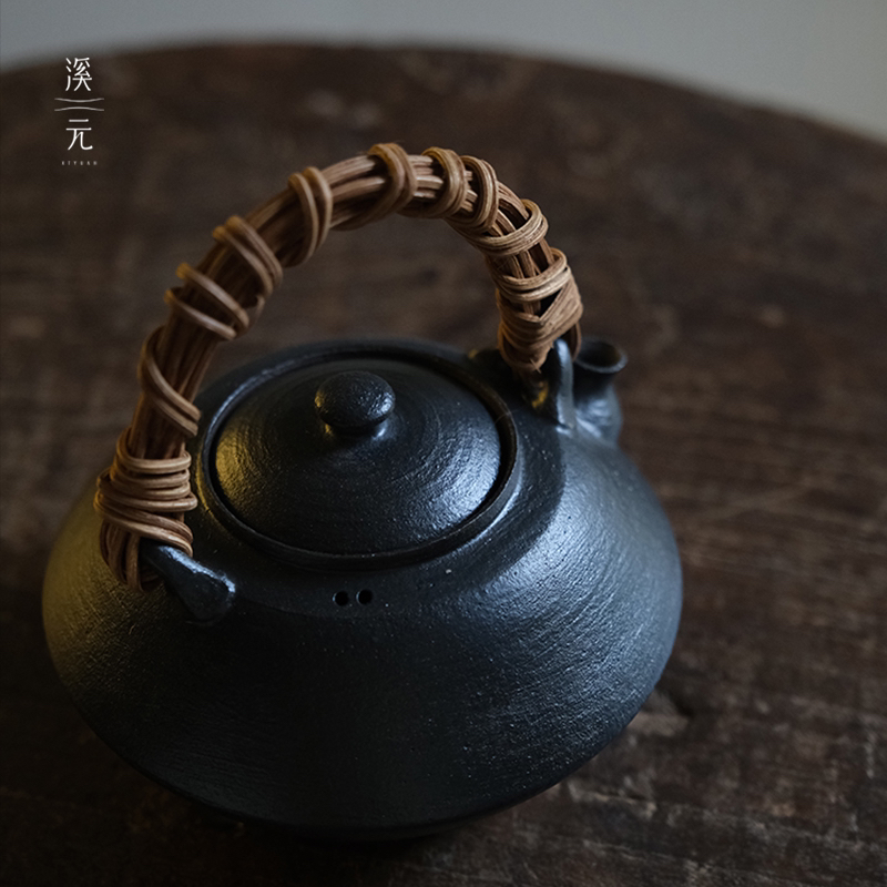 溪元隐圆提梁壶家用