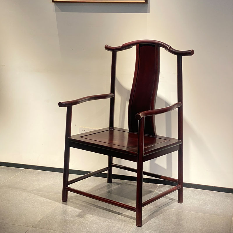 南美酸z木大官帽椅 加大款 纯实木电脑椅茶台主人椅 大气