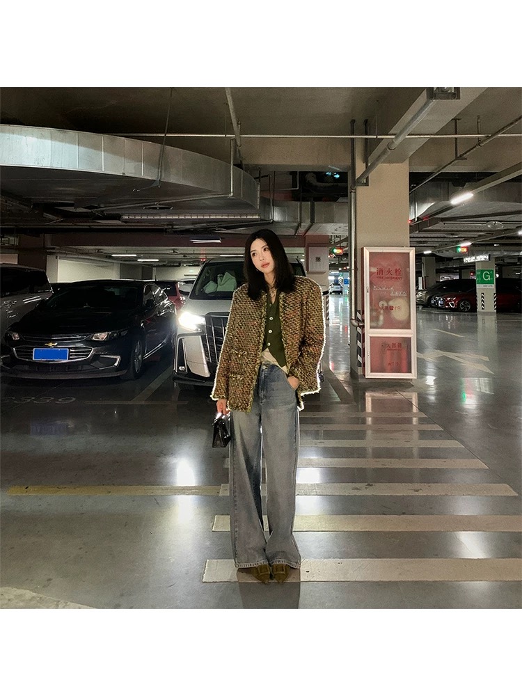 懒懒买手孤品女装（主播给的编码订单留言）潮牌牛仔裤
