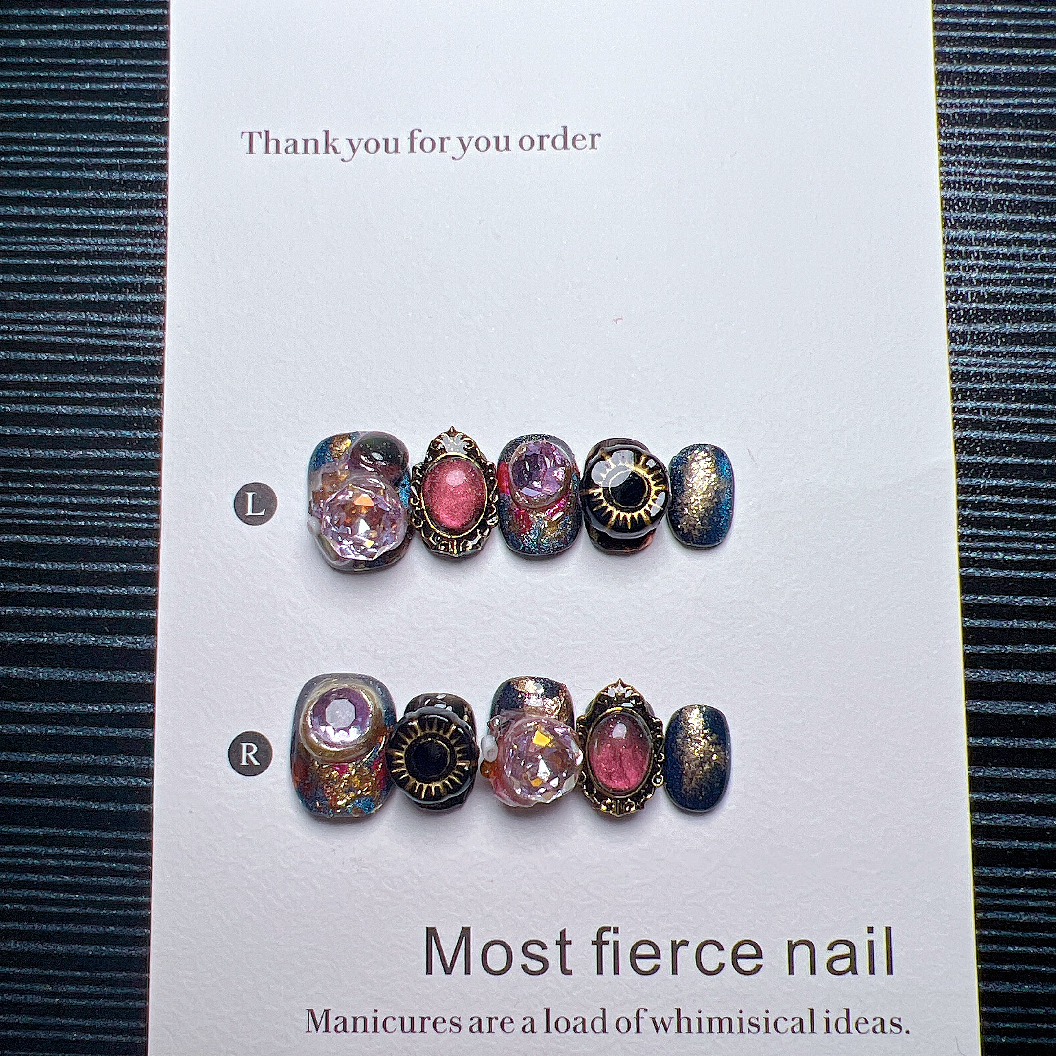 塔木德~最猛指甲盖儿小众手工穿戴甲