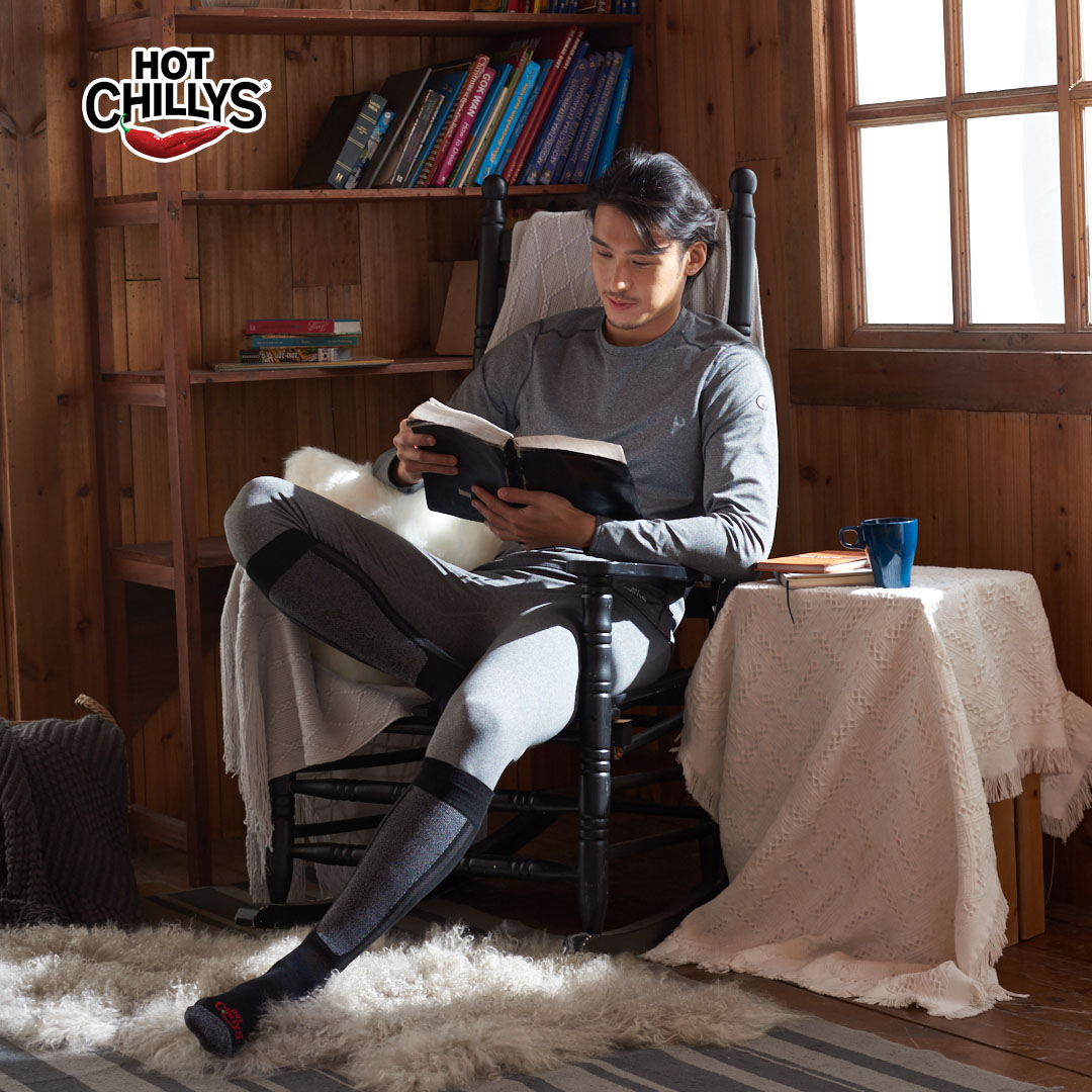 HOTCHILLYS热椒8K秋冬滑雪男运动透气功能性保暖内衣套装9909